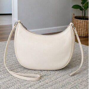 Tan Zip Crossbody Bag